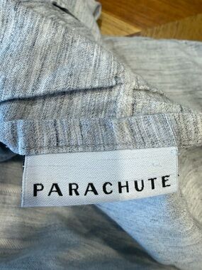 Parachute Light Heather Gray Cotton Pillow Shams set of 2 Preowned